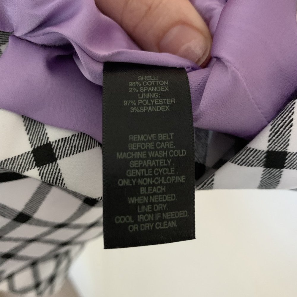 White House Black Market Plaid Top - Picture 10 of 11